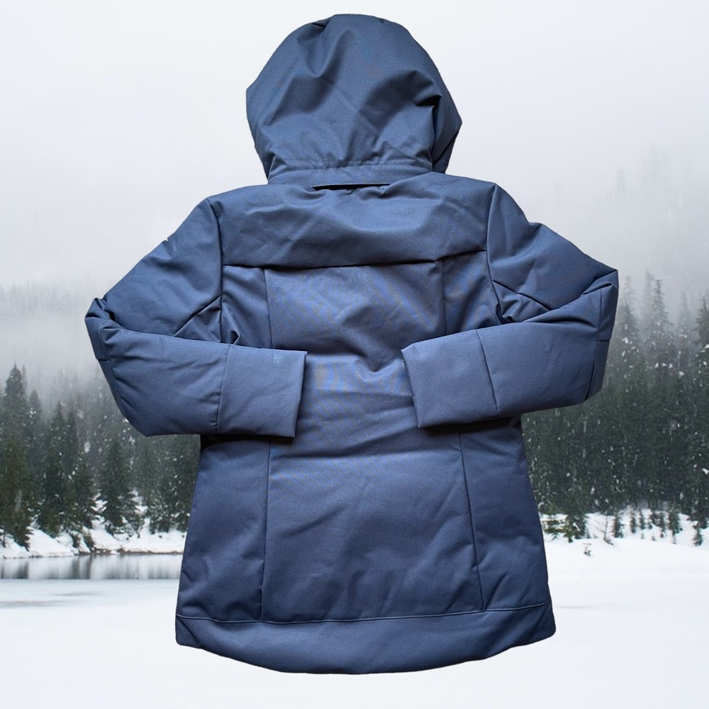 BEIJING OLYMPIC 2022 550 HOODED DUCK DOWN FILL JACKET WOMENS SIZE SMALL FULL ZIP - Picture 2 of 8